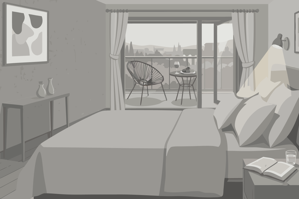 Doppelzimmer ohne Balkon